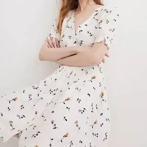 Madewell Dresses Madewell Nwt Daylily Pintuck Dress In Sweet Blossoms J7429 8 Poshmark